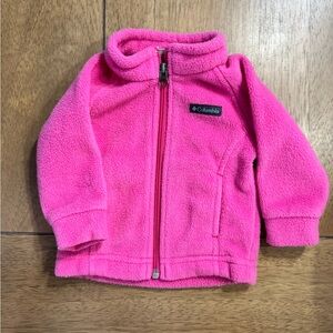 3-6 mo Columbia Pink Fleece Jacket